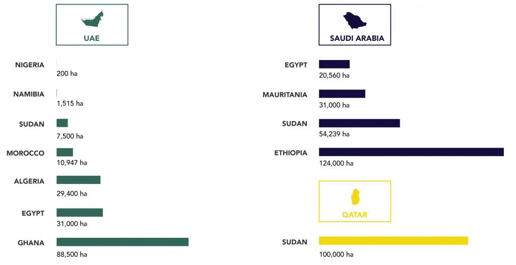 Large-scale GCC Purchases of Land in Africa for Deals Completed in 2016